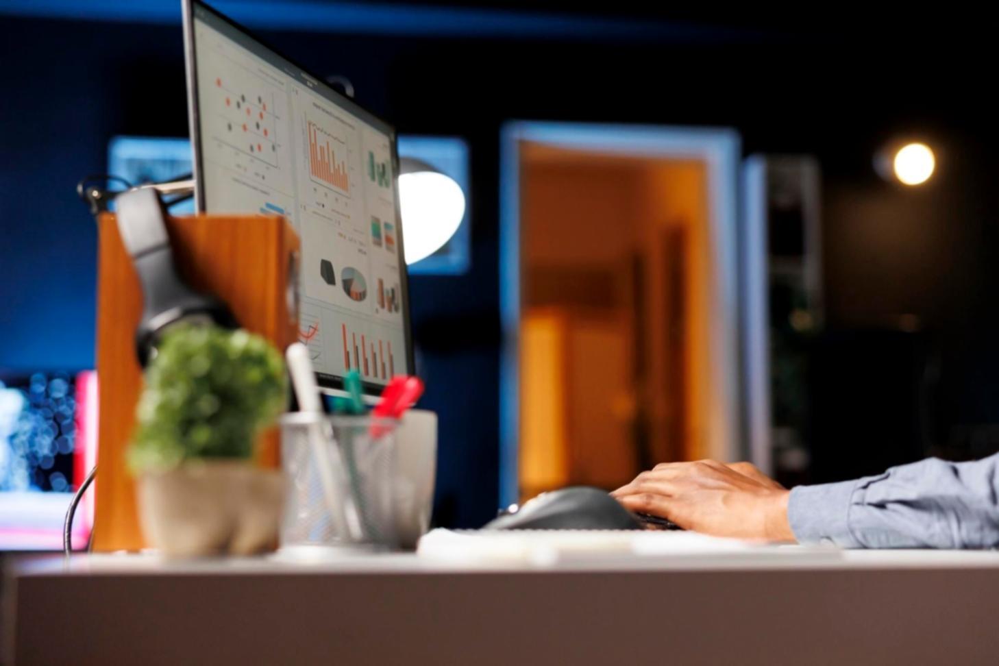 Modern server infrastructure showcasing virtualization technology